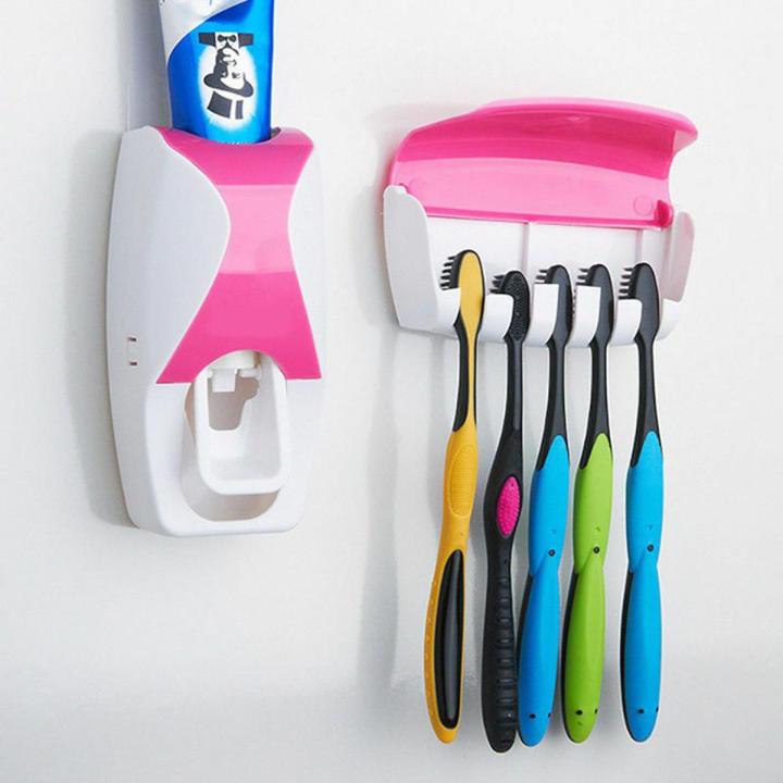 AUTOMATIC TOOTHBRUSH SQUEEZING DEVICE